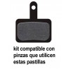 Kit de servicio para limpieza de pistones de frenos Shimano 2 pistones DEORE